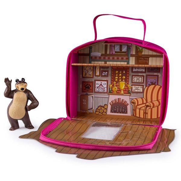 Playset e Mini Figura - Masha e o Urso - Casa do Urso - Sunny