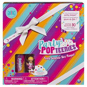 Playset e Mini Figura Sortida - Poppers - Party Pop Teenies - Festa Surpresa - Série 1 - Sunny Sunny