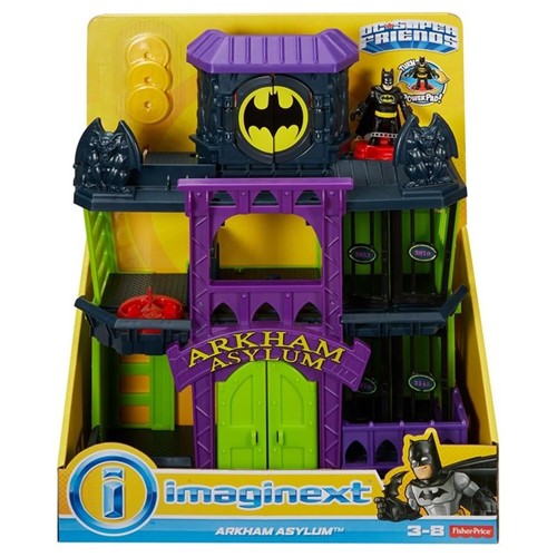 Playset Imaginext Batman Arkham Asylum Original Fisher Price