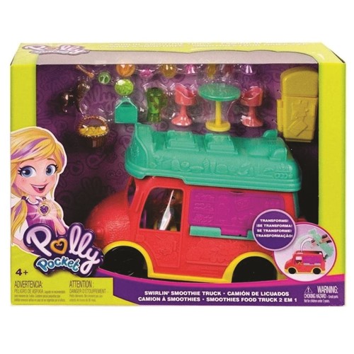 Playset Polly Pocket Food Truck 2 em 1 Mattel