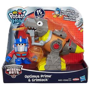 Playskool - Boneco Mr. Potato Head Optimus & Grimlock - Hasbro