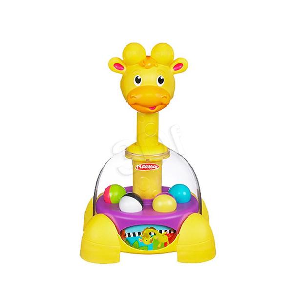 Playskool Poppin Park Animal Girafa Gira-Bolinhas - Hasbro
