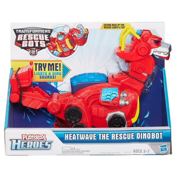 Playskool - Transformers Rescue Bots - Boneco Dino Heatwave - Hasbro