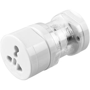 Plug Adaptador Universal Ad101 Branco Newlink - BIVOLT