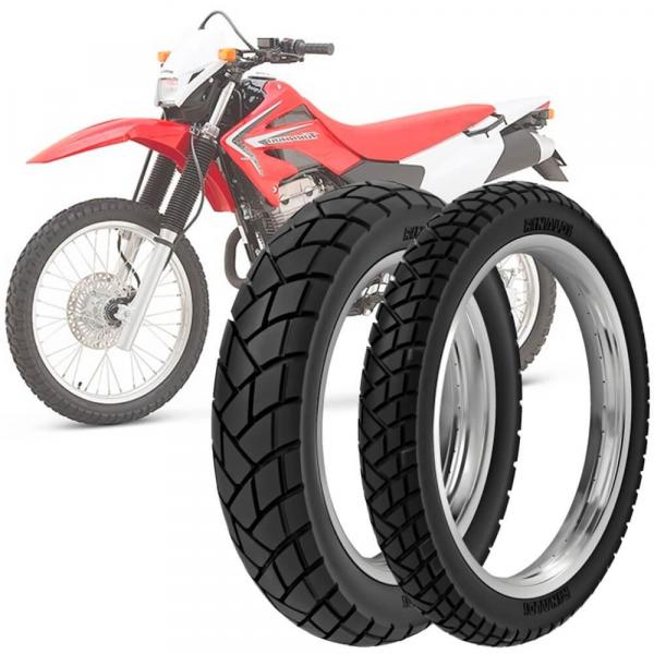 2 Pneu Moto Honda Xr 250 Tornado Rinaldi 120/80-18 62s 90/90-21 54s R34