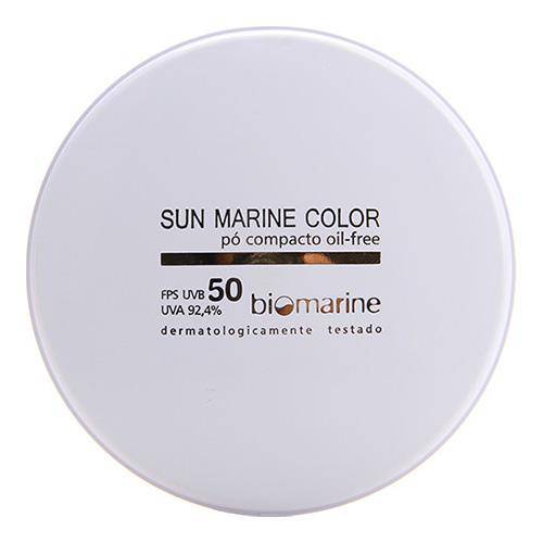 Pó Compacto Biomarine Sun Marine Oil Free FPS 50 Natural 12g