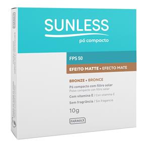 Pó Compacto Sunless com FPS 50 Sunless - Bronze
