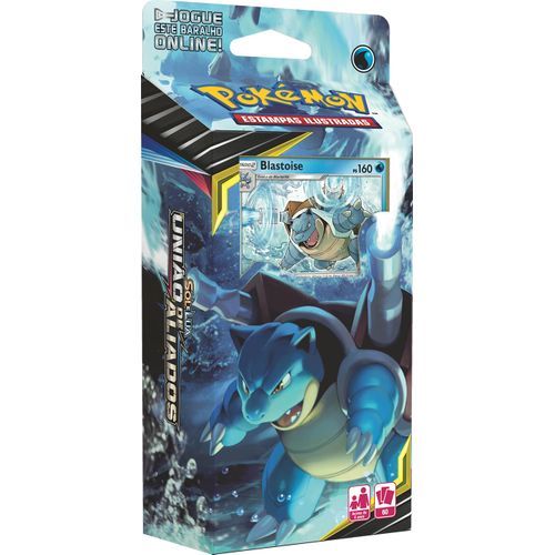 Pokémon Deck - Sol e Lua 9 - União de Aliados - Blastoise Português
