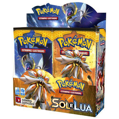 Pokémon Display Box Sol e Lua