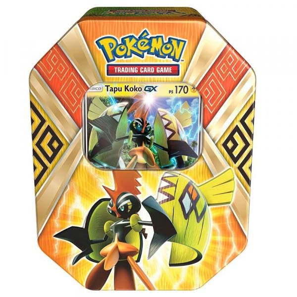 Pokemon Latas Gx Guardiões das Ilhas Tapu Koko - Copag