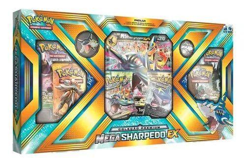 Pokémon Tcg: Box Coleção Premium Mega Sharpedo-Ex - Copag