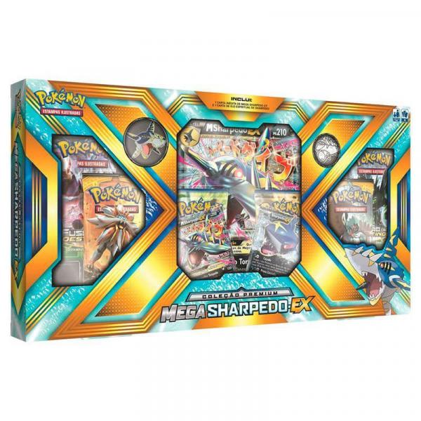 Pokémon TCG: Box Coleção Premium - Mega Sharpedo-EX - Pokémon Company