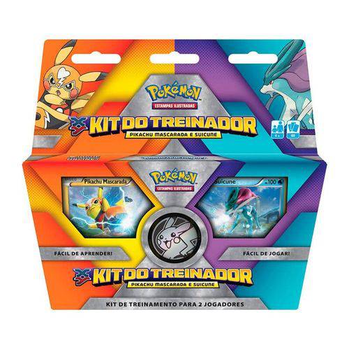 Tudo sobre 'Pokémon Tcg: Deck Kit do Treinador - Pikachu Mascarada e Suicune'