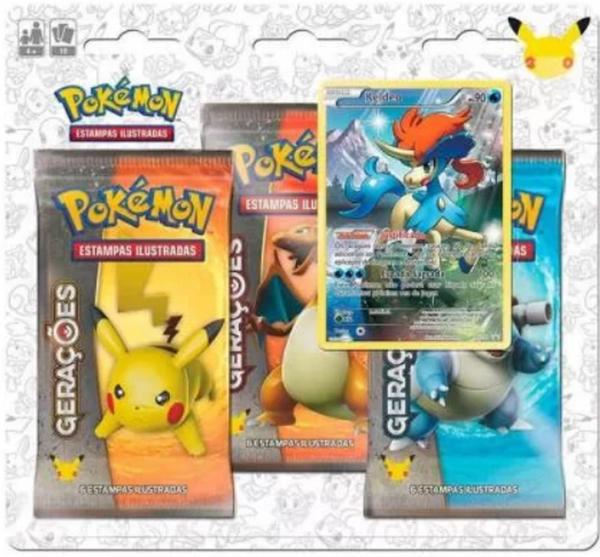 Pokémon Triple Pack Gerações - Keldeo Copag
