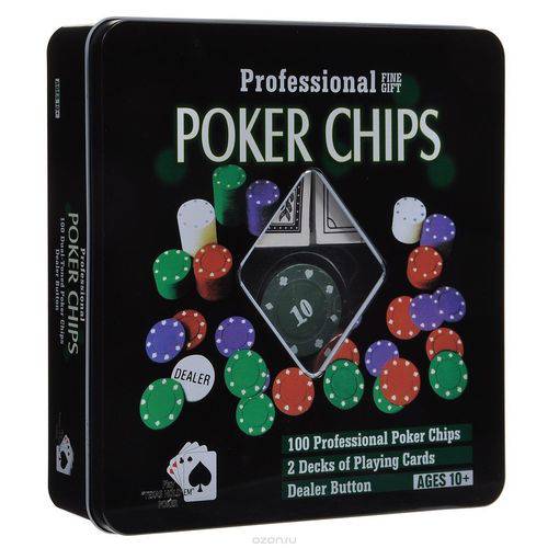 Poker Chips Profissional 100 Fichas Numerada