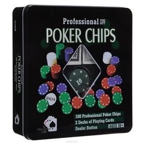 Poker Chips Profissional 100 Fichas Numerada