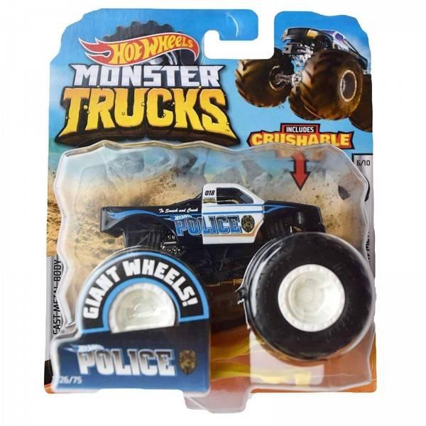 Police Monster Trucks Hot Wheels - Mattel GJF26