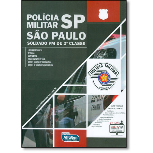 Polícia Militar Sp: São Paulo Soldado Pm de 2 Classe