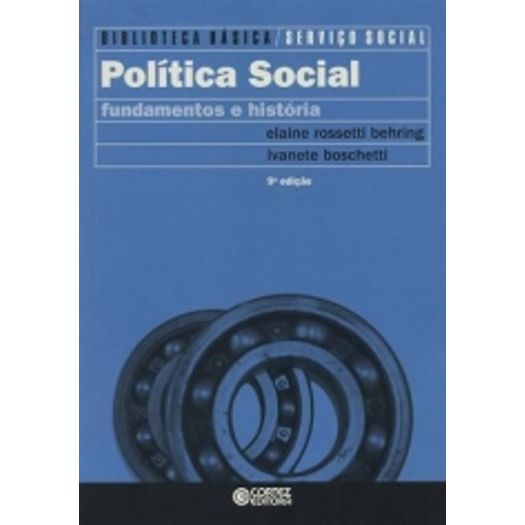 Tudo sobre 'Politica Social - Vol 2 - Cortez'