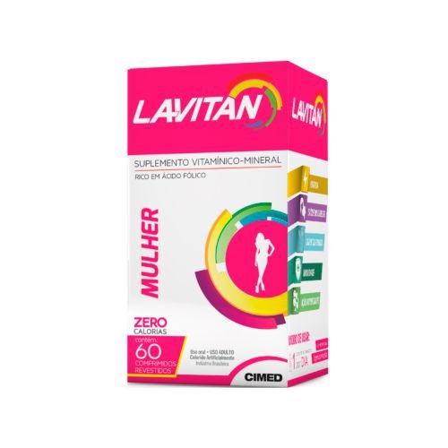 Polivitamínico Lavitan Mulher - 60 Comprimidos - Cimed