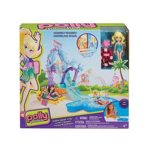 Polly Parque Aquatico Golfinho Fnh13 Mattel
