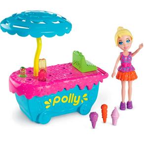 Polly Parque de Diversões Carrinho de Sorvete - Mattel