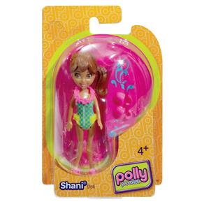 Polly Pocket Básico - Boneca Shani Surfista - Mattel