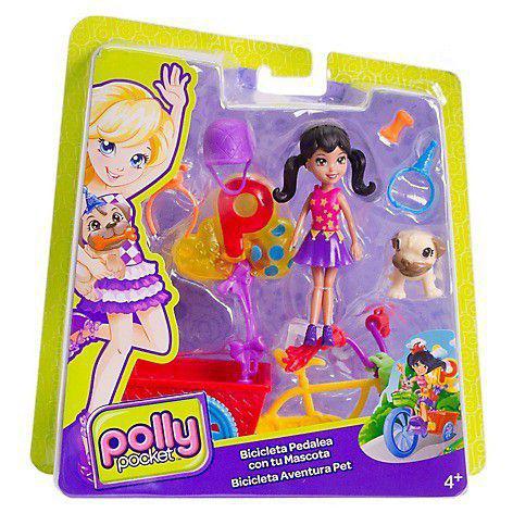Polly Pocket - Bicicleta Aventura Pet - Mattel