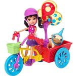 Polly Pocket Bicicleta Crissy Aventura Pet Fry92 - Mattel