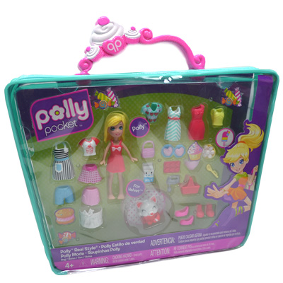 Polly Pocket Bolsa Polly e Fox Velvet - Mattel - Polly Pocket