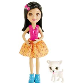 Polly Pocket Boneca com Bichinho Crissy - Mattel