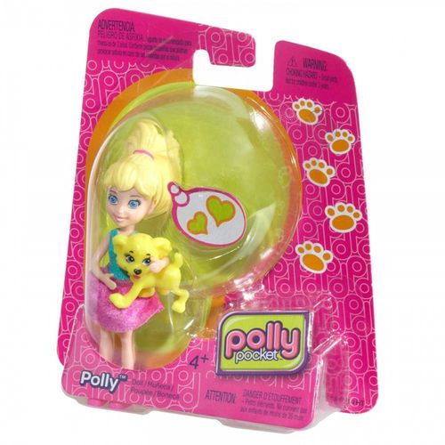 Polly Pocket Boneca com Bichinho Polly - Mattel