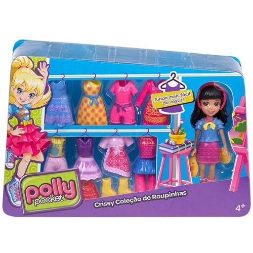Polly Pocket - Boneca e Roupinhas - Crissy - Mattel