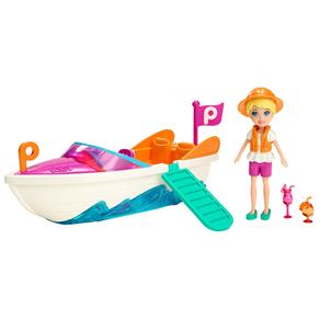 Polly Pocket - Boneca Super Lancha da Polly - Mattel