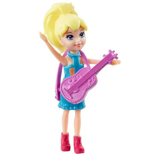 Polly Pocket com Vestido de Guitarra - Mattel