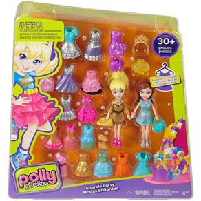 Polly Pocket Conjunto Fashion - Festa Brilhante Mattel