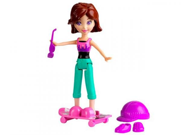 Polly Pocket Fashion Skate com Acessórios - Mattel