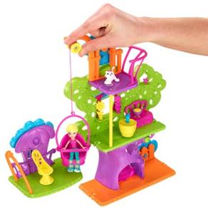 Polly Pocket Mattel Wall Party - Casa da Árvore Y7113