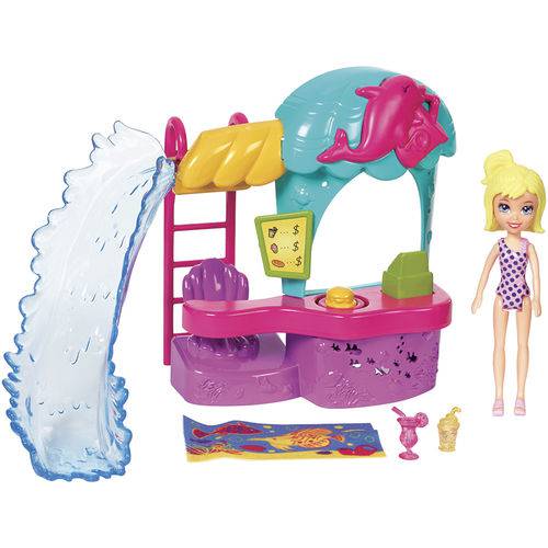 Tudo sobre 'Polly Pocket Quiosque Parque Aquático - Mattel'