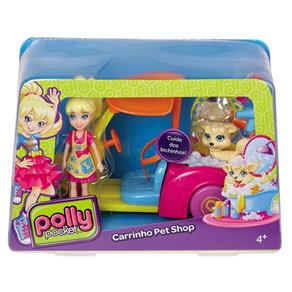 Polly Pocket Veiculos Carrinho Pet Shop - Mattel