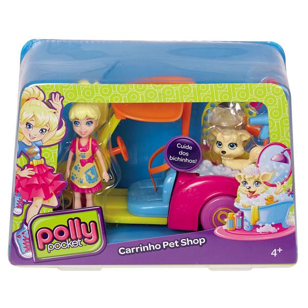 Polly Pocket Veiculos Carrinho Pet Shop - Mattel