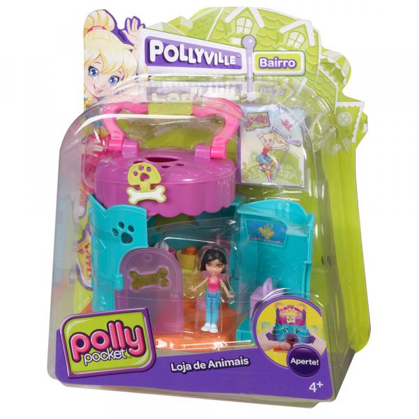 Polly Pocket - Vila da Polly - Pet Shop - Mattel - Polly Pocket