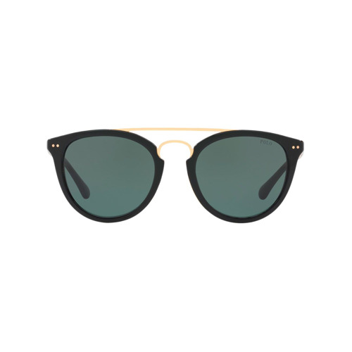 Polo Ralph Lauren Óculos de Sol Arredondado - Preto