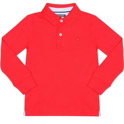Polo Casual Tommy Hilfiger Mangas Longas Básica