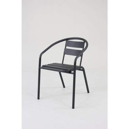 Poltrona Cadeira para Jardim Áreas Externas - Alumínio - Chumbo