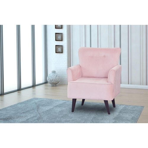 Poltrona Decorativa 1 Lugar Judite - Rosa