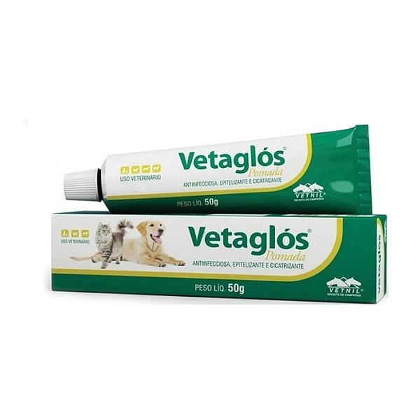 Pomada Cicatrizante Vetaglós 50g - Vetnil