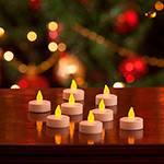 Ponta Velinhas em LED, Kit com 8 Unidades - Christmas Traditions