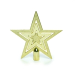 Ponteira Estrela P/ Árvore de Natal 20x20cm Dourado