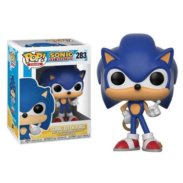 Pop Funko 283 Sonic The Hedgehog Sonic With Ring
